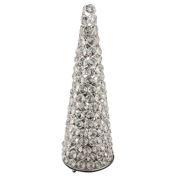 Dekokegel mit geschliffenen Glassteinen