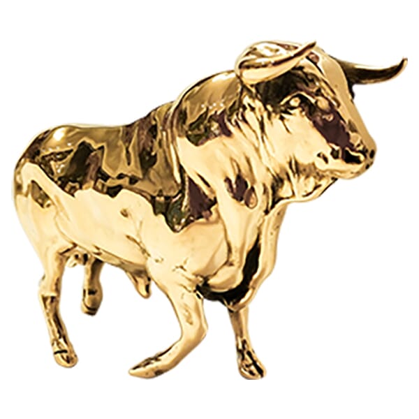 Messingfigur Sternzeichen Stier