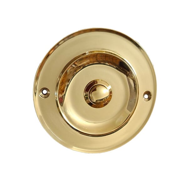 Klingelschild rund Art Deco