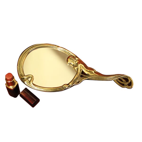 Handspiegel "Dame" - Spiegel mit Frauenfigur