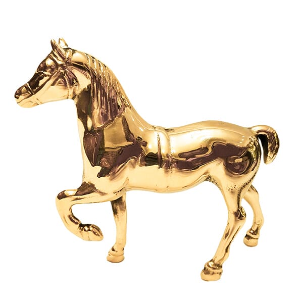 Messingfigur "Pferd"